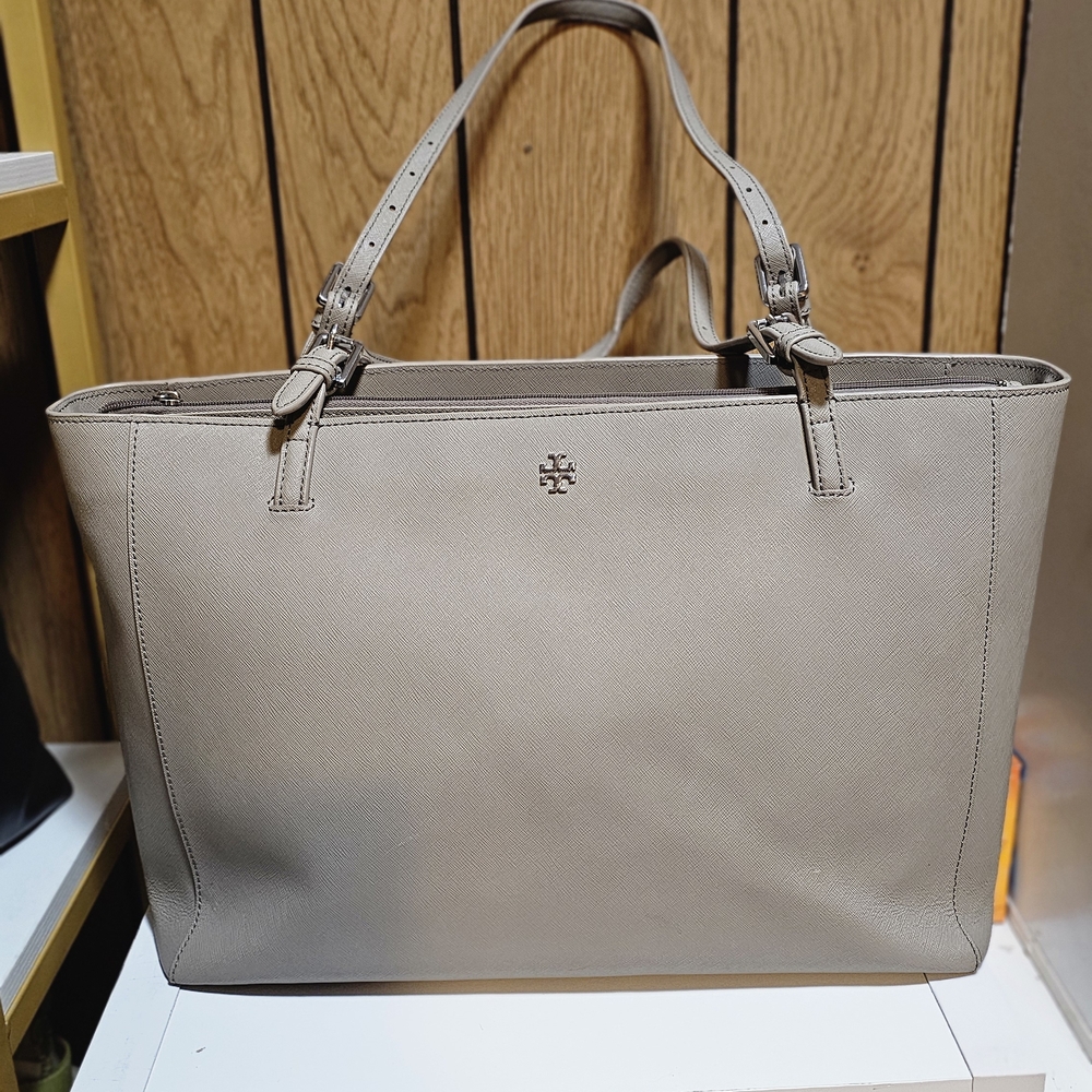 Tory Burch Gray Tote Bag